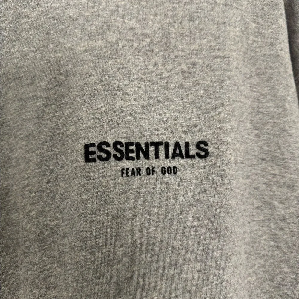 NEW Fear of God Essentials Hoodie 'Dark Oatmeal' - Picture 6 of 7